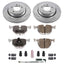 Kies-Motorsports PowerStop Power Stop 01-06 BMW 330Ci Rear Z26 Street Warrior Brake Kit