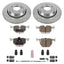 Kies-Motorsports PowerStop Power Stop 01-06 BMW M3 Rear Z26 Street Warrior Brake Kit