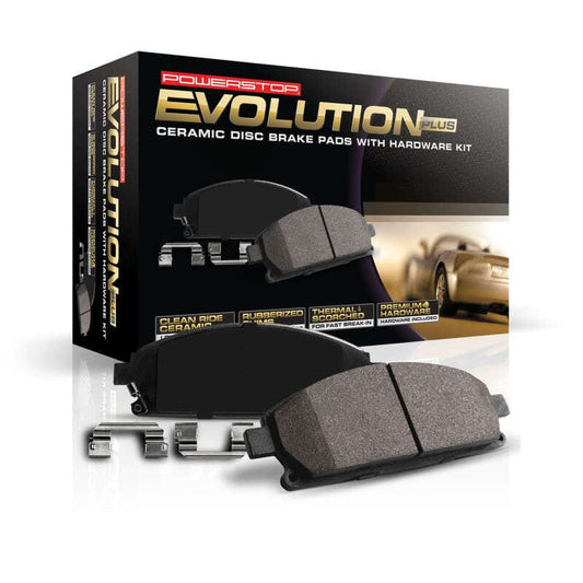 Kies-Motorsports PowerStop Power Stop 02-03 Mini Cooper Rear Z17 Evo Ceramic Brake Pad w/Hardware