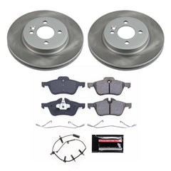 Kies-Motorsports PowerStop Power Stop 02-06 Mini Cooper Front Semi-Coated Rotor Kit