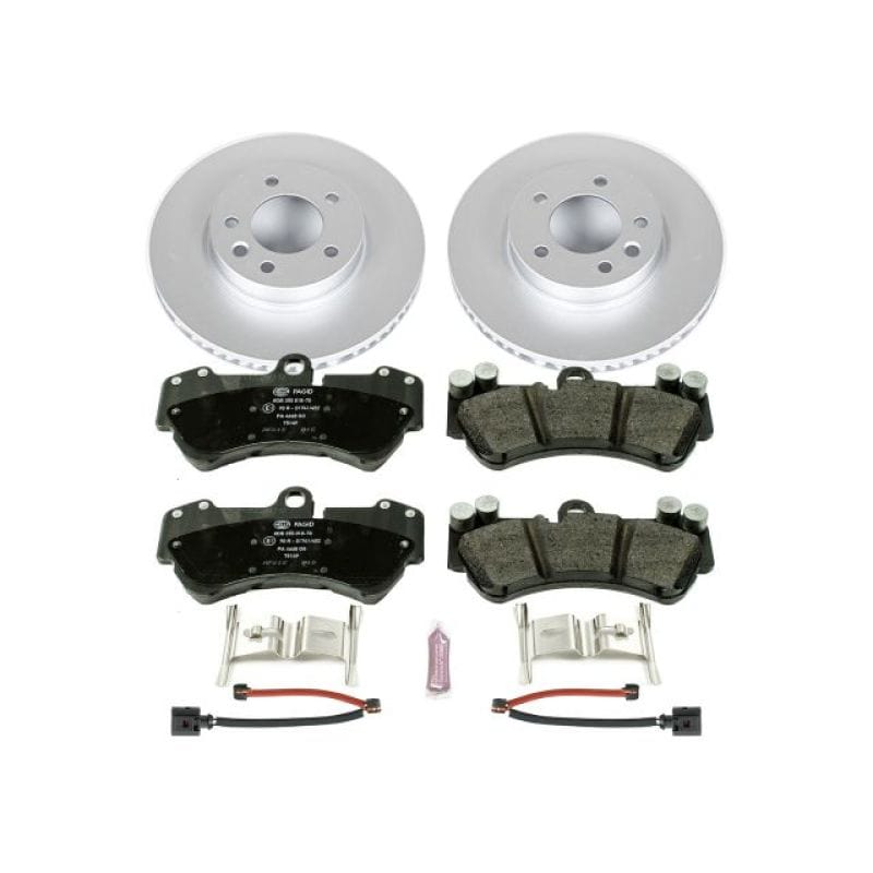 Kies-Motorsports PowerStop Power Stop 04-06 Porsche Cayenne Front Euro-Stop Brake Kit Main image