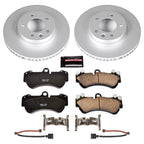 Kies-Motorsports PowerStop Power Stop 04-06 Porsche Cayenne Front Z23 Evolution Sport Coated Brake Kit