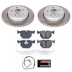 Kies-Motorsports PowerStop Power Stop 04-07 BMW 530i Rear Semi-Coated Rotor Kit
