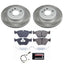 Kies-Motorsports PowerStop Power Stop 04-10 BMW X3 Front Semi-Coated Rotor Kit