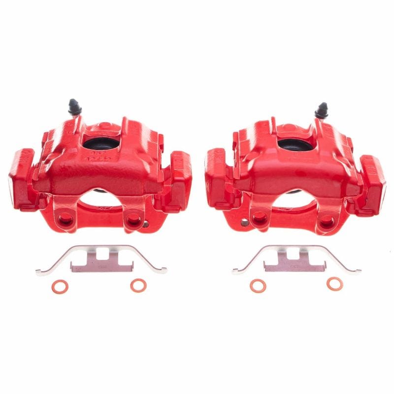 Kies-Motorsports PowerStop Power Stop 04-10 BMW X3 Rear Red Calipers - Pair Main image