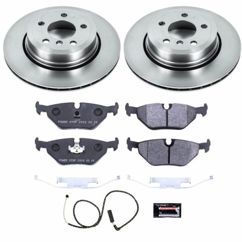 Kies-Motorsports PowerStop Power Stop 04-10 BMW X3 Rear Track Day Brake Kit Main image