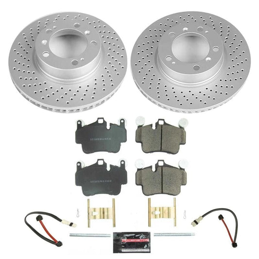 Kies-Motorsports PowerStop Power Stop 06-08 Porsche 911 Front Z17 Evolution Geomet Coated Brake Kit