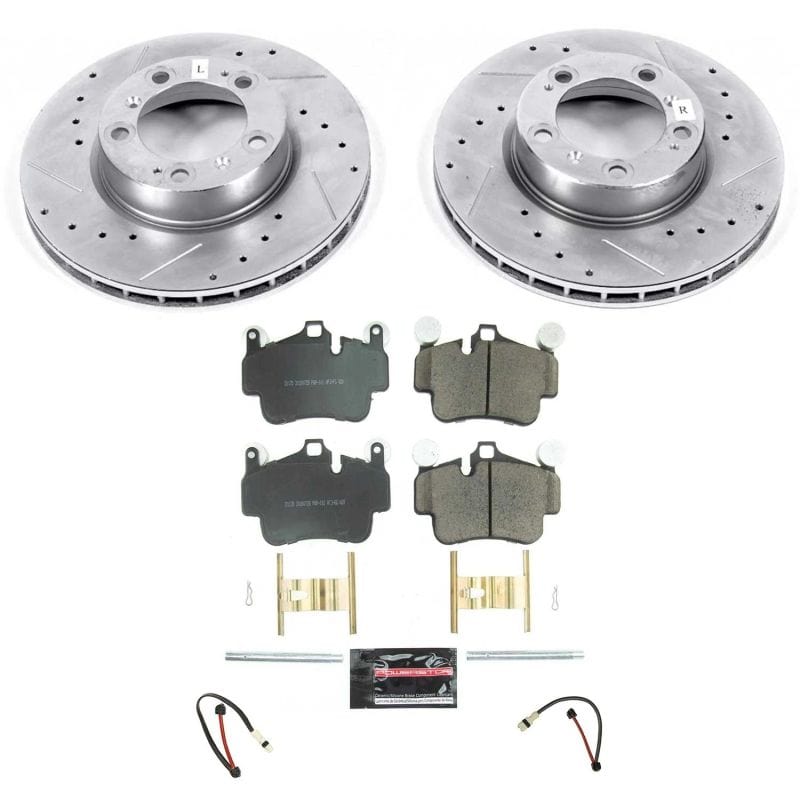 Kies-Motorsports PowerStop Power Stop 06-08 Porsche 911 Front Z23 Evolution Sport Brake Kit Main image