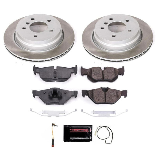 Kies-Motorsports PowerStop Power Stop 07-08 BMW 328xi Rear Semi-Coated Rotor Kit