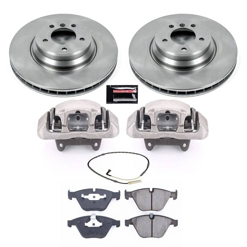 Kies-Motorsports PowerStop Power Stop 07-08 BMW 335xi Front Autospecialty Kit w/Cals