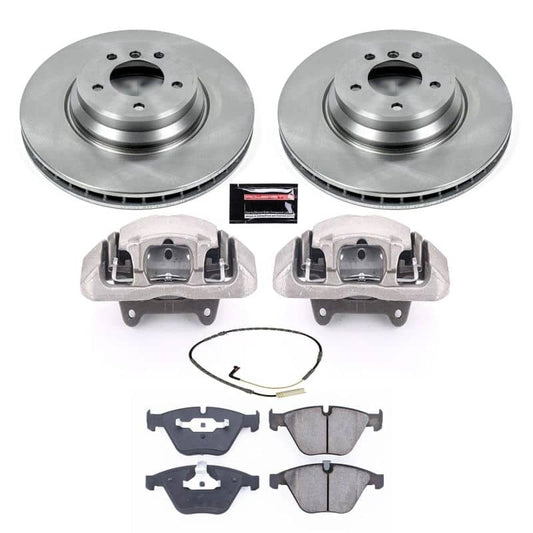 Kies-Motorsports PowerStop Power Stop 07-08 BMW 335xi Front Autospecialty Kit w/Cals