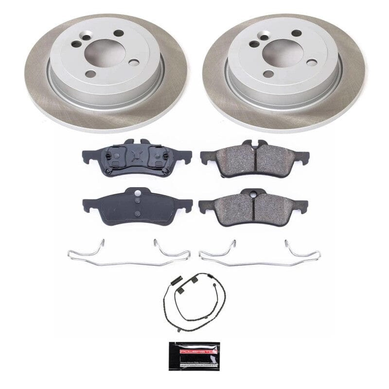 Kies-Motorsports PowerStop Power Stop 07-08 Mini Cooper Rear Semi-Coated Rotor Kit Main image