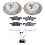Kies-Motorsports PowerStop Power Stop 07-08 Mini Cooper Rear Semi-Coated Rotor Kit
