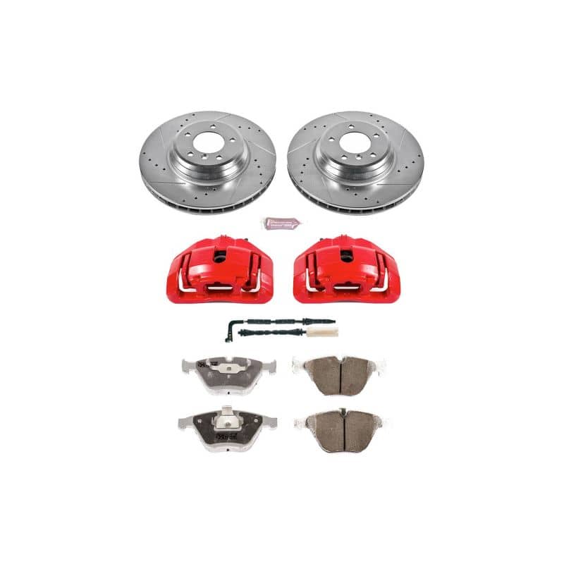 Kies-Motorsports PowerStop Power Stop 07-09 BMW 335i Front Z26 Street Kit w/Cals Main image