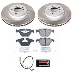 Kies-Motorsports PowerStop Power Stop 07-10 BMW 335i Front Semi-Coated Rotor Kit