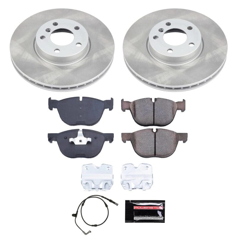 Kies-Motorsports PowerStop Power Stop 07-10 BMW X5 Front Semi-Coated Rotor Kit
