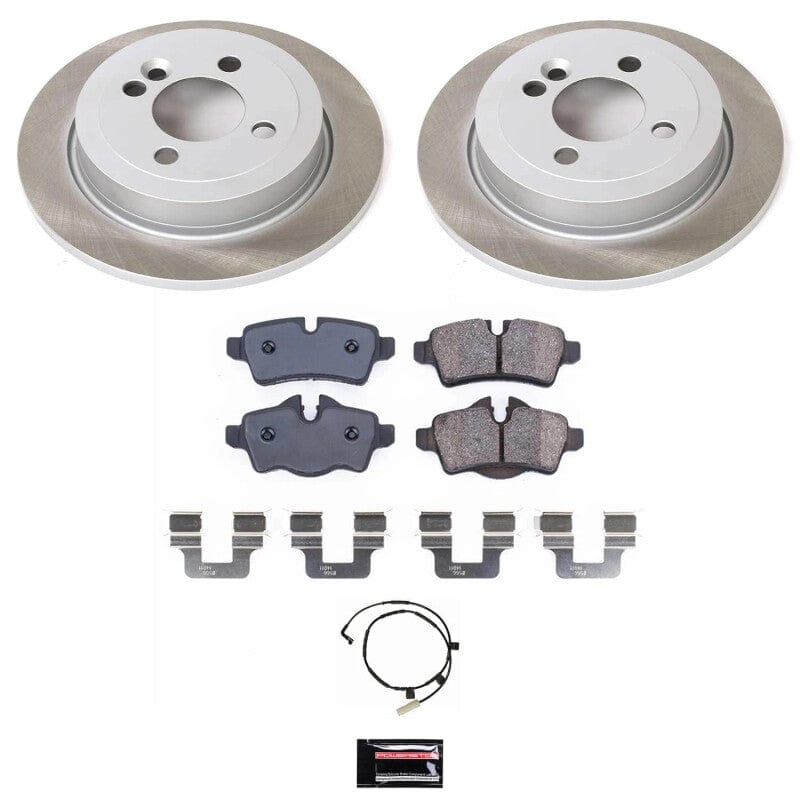 Kies-Motorsports PowerStop Power Stop 07-10 Mini Cooper Rear Semi-Coated Rotor Kit