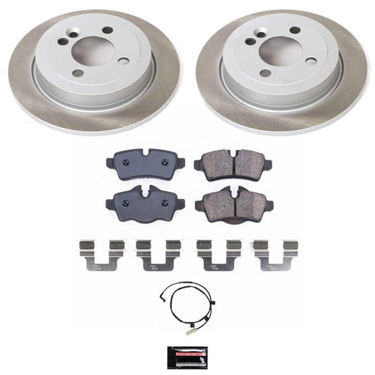 Kies-Motorsports PowerStop Power Stop 07-10 Mini Cooper Rear Semi-Coated Rotor Kit