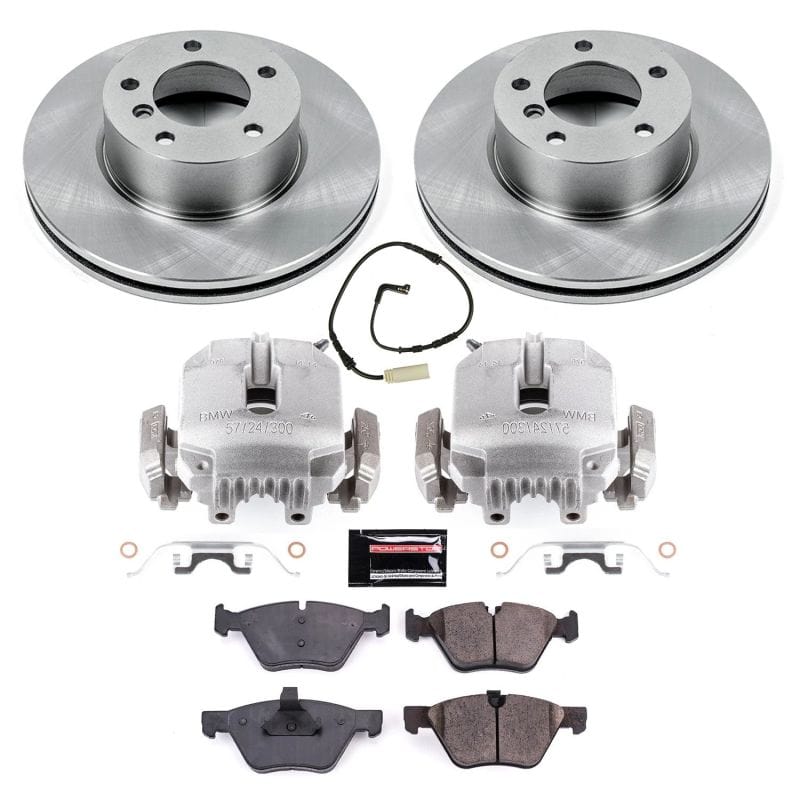 Kies-Motorsports PowerStop Power Stop 08-10 BMW 128i Front Autospecialty Brake Kit w/Calipers Main image