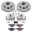 Kies-Motorsports PowerStop Power Stop 08-10 BMW 128i Front Autospecialty Brake Kit w/Calipers