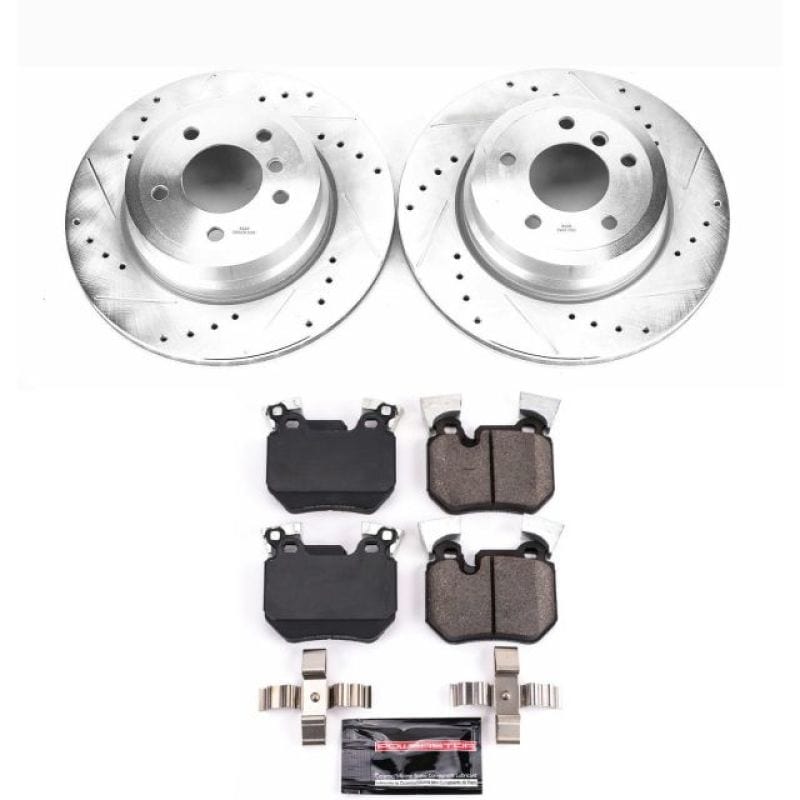 Kies-Motorsports PowerStop Power Stop 08-10 BMW 135i Rear Z23 Evolution Sport Brake Kit Main image