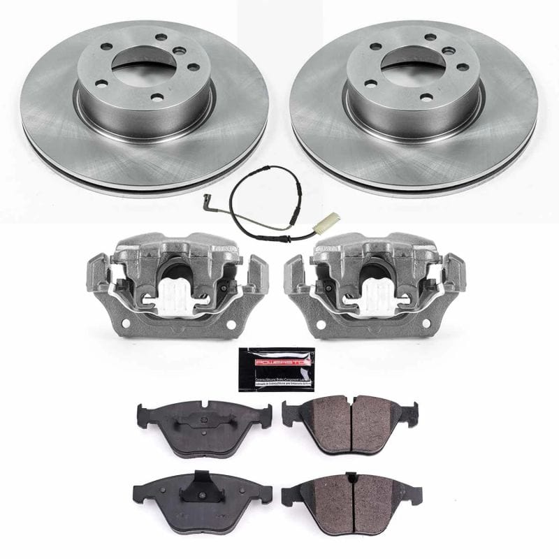 Kies-Motorsports PowerStop Power Stop 08-10 BMW 328i Front Autospecialty Brake Kit w/Calipers Main image