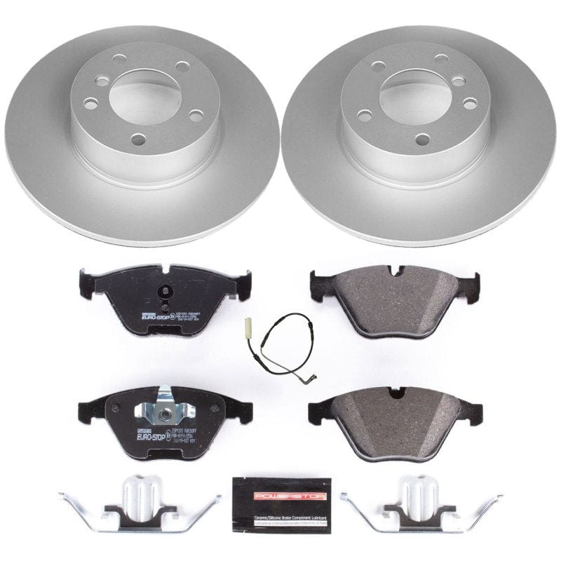Kies-Motorsports PowerStop Power Stop 08-10 BMW 328i Front Euro-Stop Brake Kit