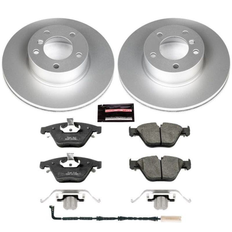 Kies-Motorsports PowerStop Power Stop 08-10 BMW 328i Front Z23 Evolution Sport Coated Brake Kit Main image