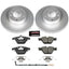 Kies-Motorsports PowerStop Power Stop 08-10 BMW 328i Front Z23 Evolution Sport Coated Brake Kit