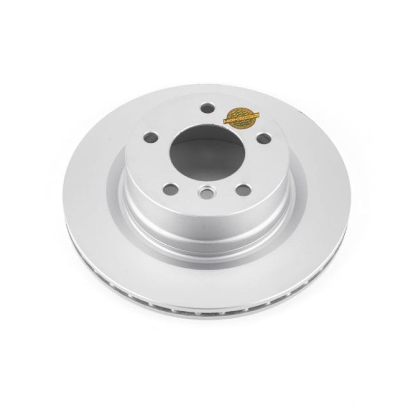 Kies-Motorsports PowerStop Power Stop 08-13 BMW 128i Rear Evolution High Carbon Geomet Coated Rotor