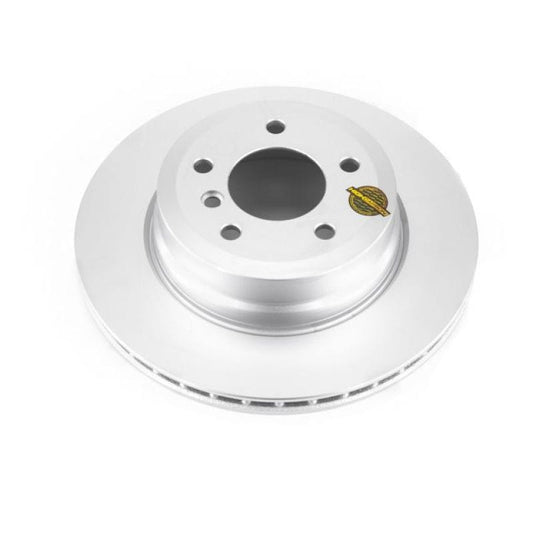 Kies-Motorsports PowerStop Power Stop 08-13 BMW 135i Rear Evolution High Carbon Geomet Coated Rotor