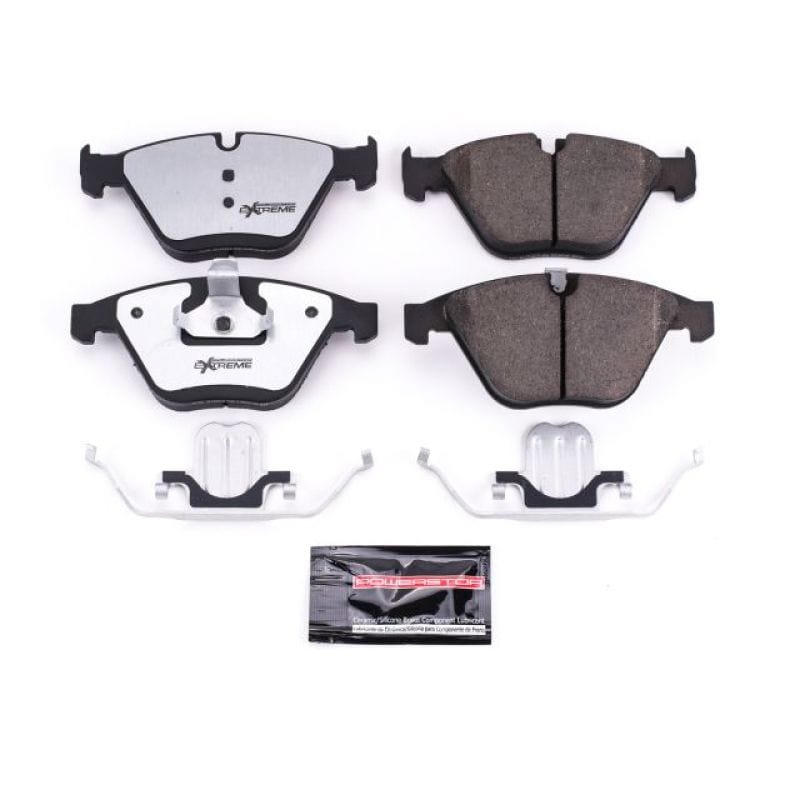 Kies-Motorsports PowerStop Power Stop 08-13 BMW 328i Front Z26 Extreme Street Brake Pads w/Hardware Main image
