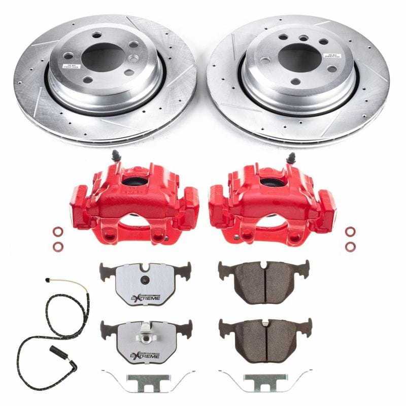 Kies-Motorsports PowerStop Power Stop 10-04 BMW X3 Rear Z26 Street Warrior Brake Kit w/Calipers Main image