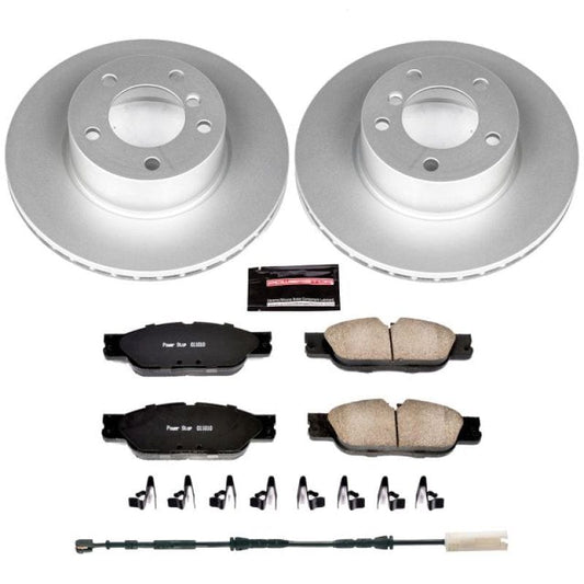 Kies-Motorsports PowerStop Power Stop 10-13 BMW 128i Front Z23 Evolution Sport Coated Brake Kit