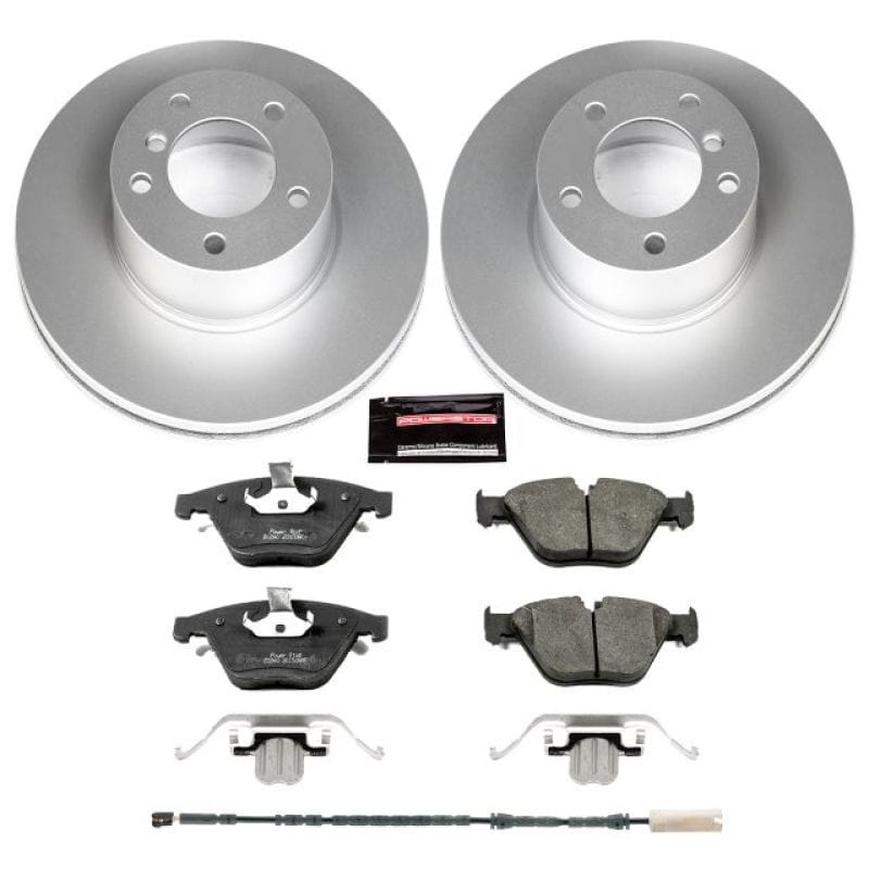 Kies-Motorsports PowerStop Power Stop 11-12 BMW 328i xDrive Front Z23 Evolution Sport Coated Brake Kit Main image