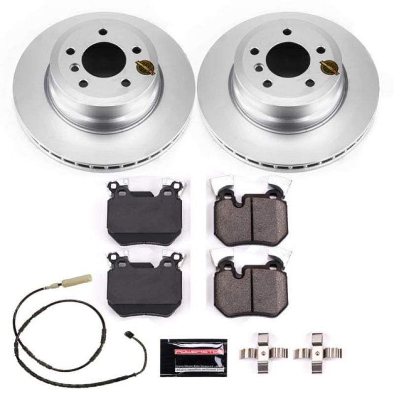 Kies-Motorsports PowerStop Power Stop 11-13 BMW 135i Rear Z23 Evolution Sport Coated Brake Kit
