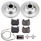 Kies-Motorsports PowerStop Power Stop 11-13 BMW 135i Rear Z23 Evolution Sport Coated Brake Kit