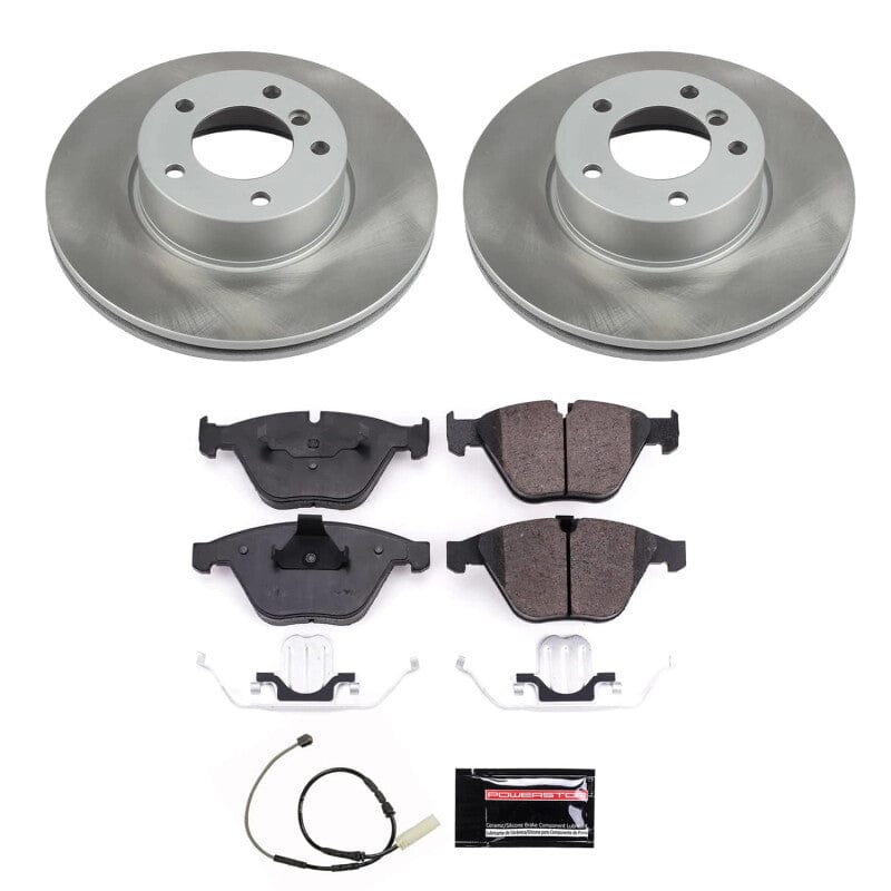 Kies-Motorsports PowerStop Power Stop 11-13 BMW 328i Front Semi-Coated Rotor Kit Main image