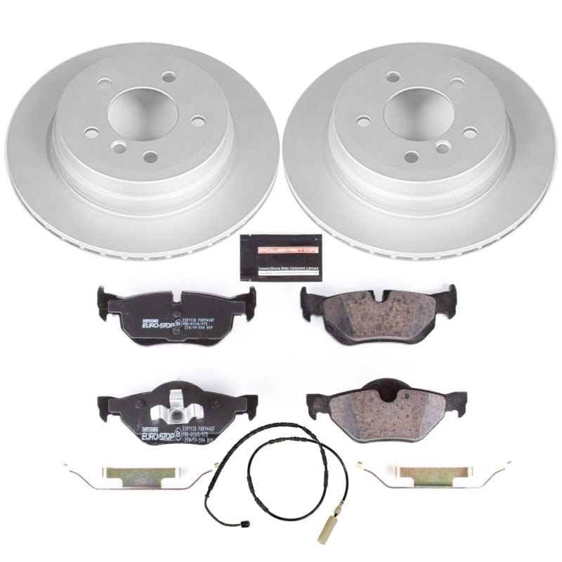 Kies-Motorsports PowerStop Power Stop 11-13 BMW 328i Rear Euro-Stop Brake Kit