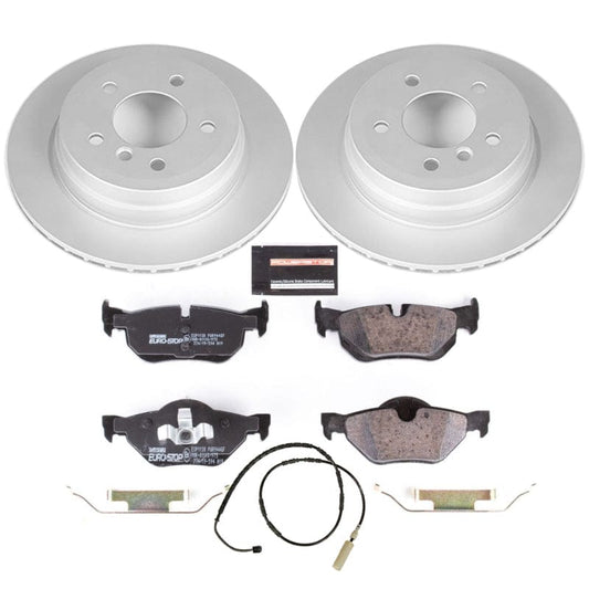 Kies-Motorsports PowerStop Power Stop 11-13 BMW 328i Rear Euro-Stop Brake Kit