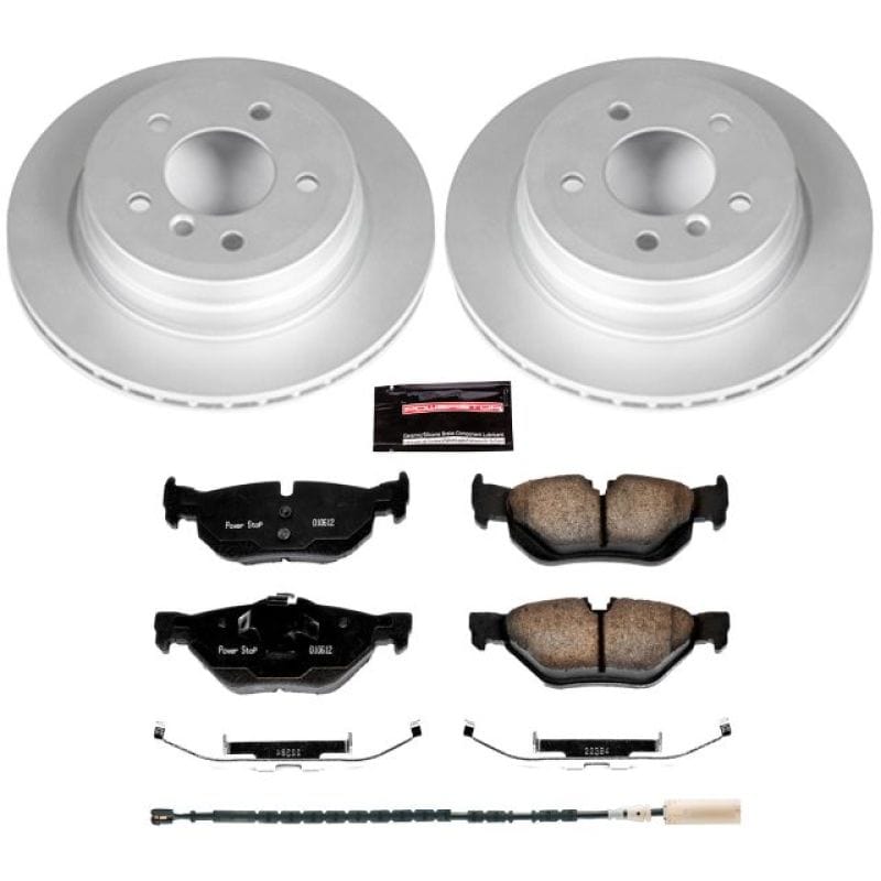Kies-Motorsports PowerStop Power Stop 11-13 BMW 328i Rear Z23 Evolution Sport Coated Brake Kit