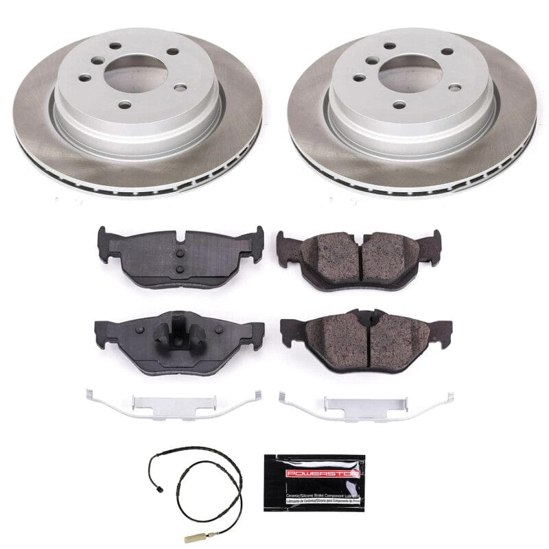 Kies-Motorsports PowerStop Power Stop 11-13 BMW 328i xDrive Rear Semi-Coated Rotor Kit