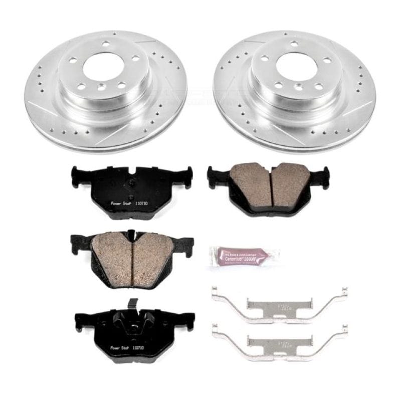 Kies-Motorsports PowerStop Power Stop 11-13 BMW 335i Rear Z23 Evolution Sport Brake Kit Main image