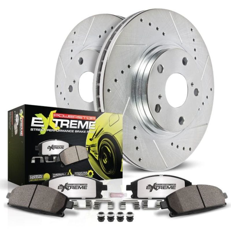 Power Stop 11-13 BMW 335i Rear Z26 Street Warrior Brake Kit Secondary image