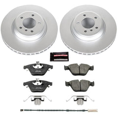 Kies-Motorsports PowerStop Power Stop 11-13 BMW 335i xDrive Front Z23 Evolution Sport Coated Brake Kit