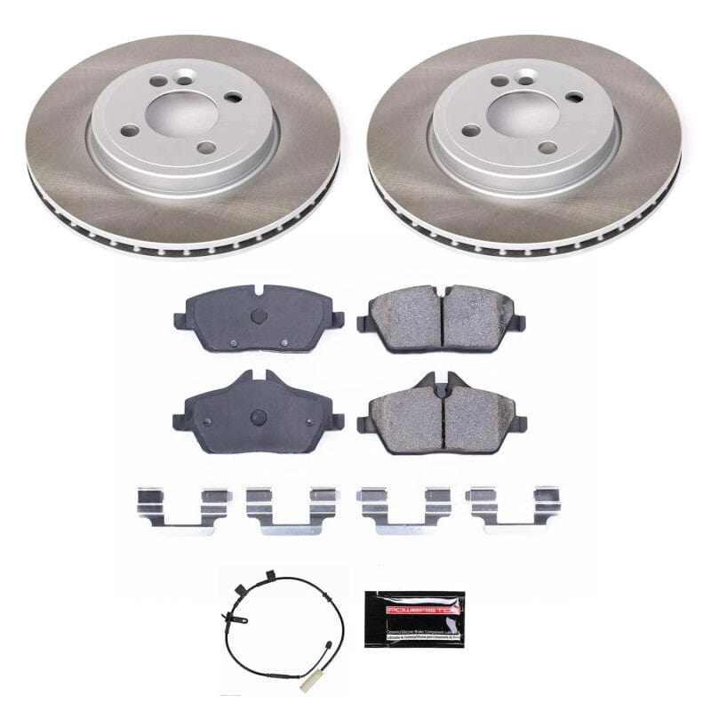 Kies-Motorsports PowerStop Power Stop 11-15 Mini Cooper Front Semi-Coated Rotor Kit