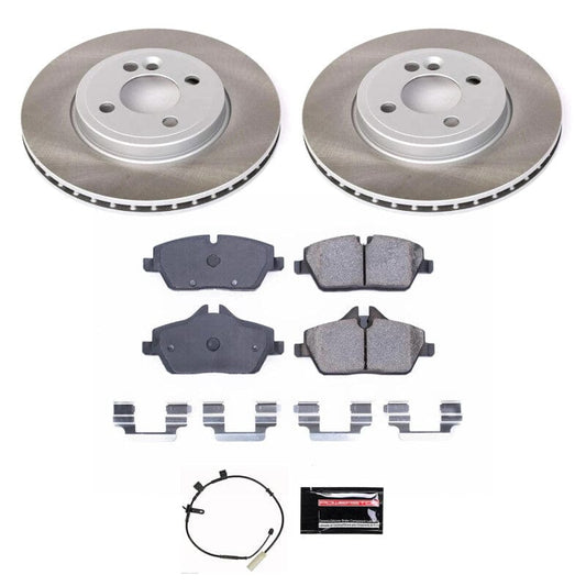Kies-Motorsports PowerStop Power Stop 11-15 Mini Cooper Front Semi-Coated Rotor Kit