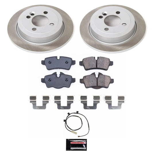 Kies-Motorsports PowerStop Power Stop 11-15 Mini Cooper Rear Semi-Coated Rotor Kit