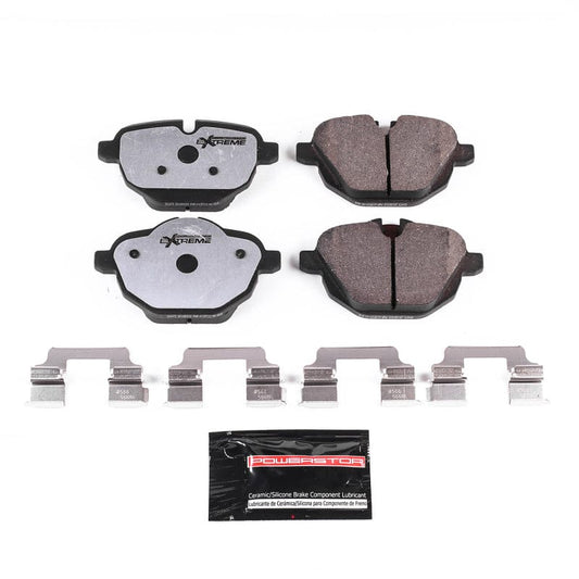 Kies-Motorsports PowerStop Power Stop 11-16 BMW 528i Rear Z26 Extreme Street Brake Pads w/Hardware