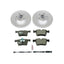 Kies-Motorsports PowerStop Power Stop 11-17 BMW X3 Front Euro-Stop Brake Kit